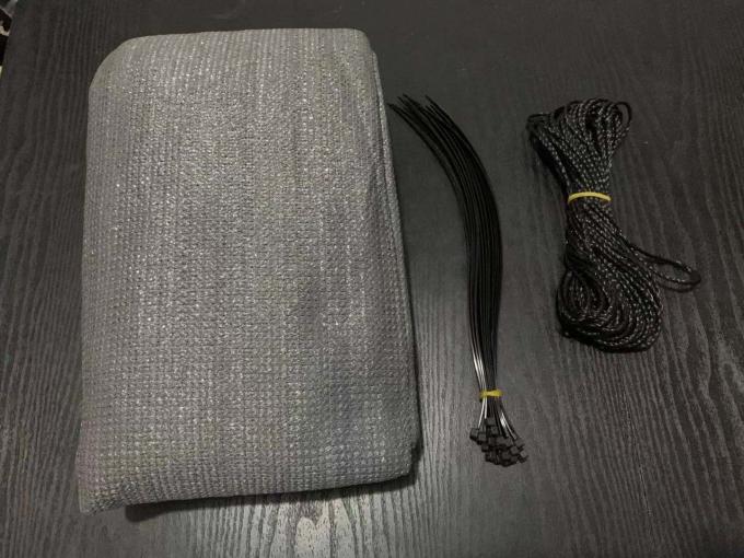 ระเบียง Hdpe Shade Net 0.9x5m UV Sail Finishing 6