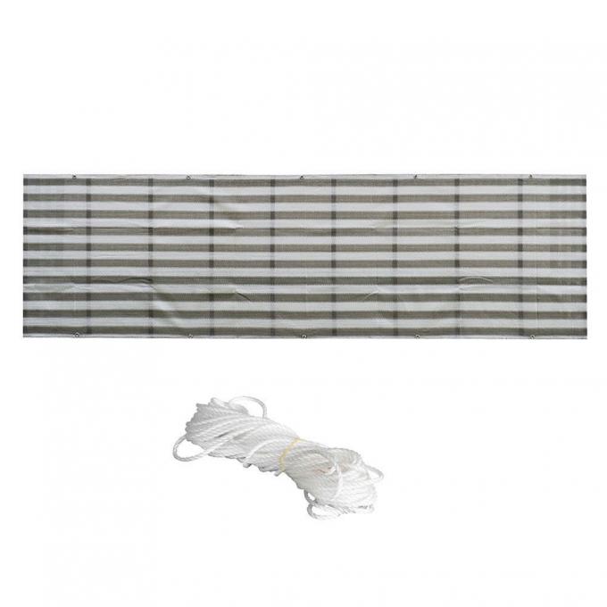 ระเบียง Hdpe Shade Net 0.9x5m UV Sail Finishing 5