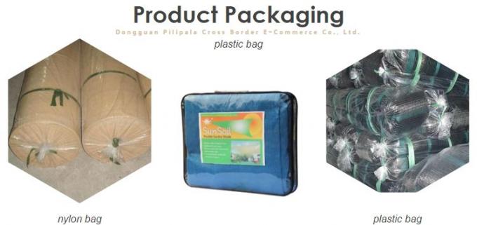 90% เสริม Grommets เรือนกระจกผ้าร่มสำหรับสระว่ายน้ำ Patio 4